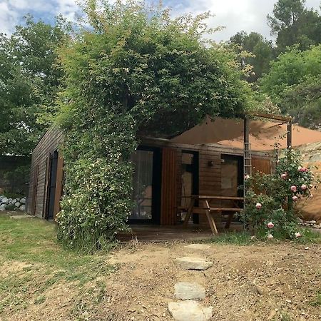 Maison En Bois A Entrechaux Buitenkant foto